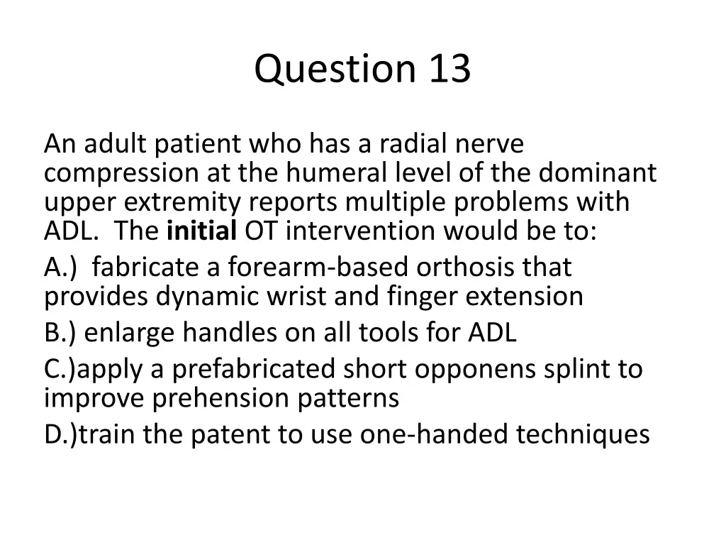 question 13