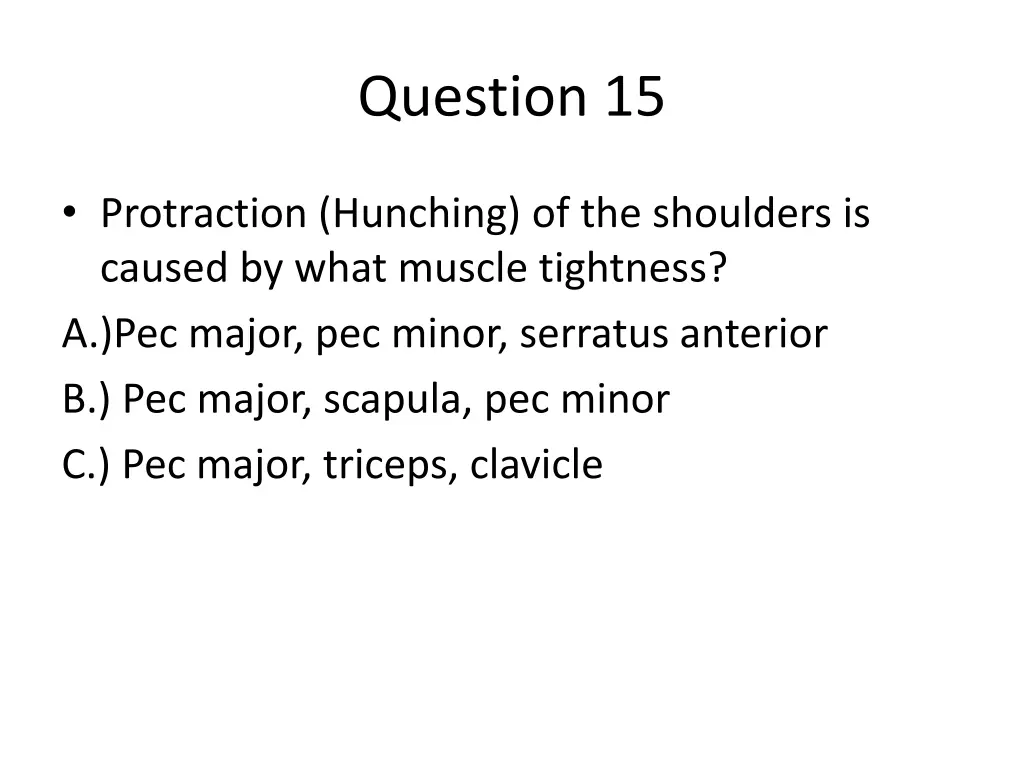 question 15