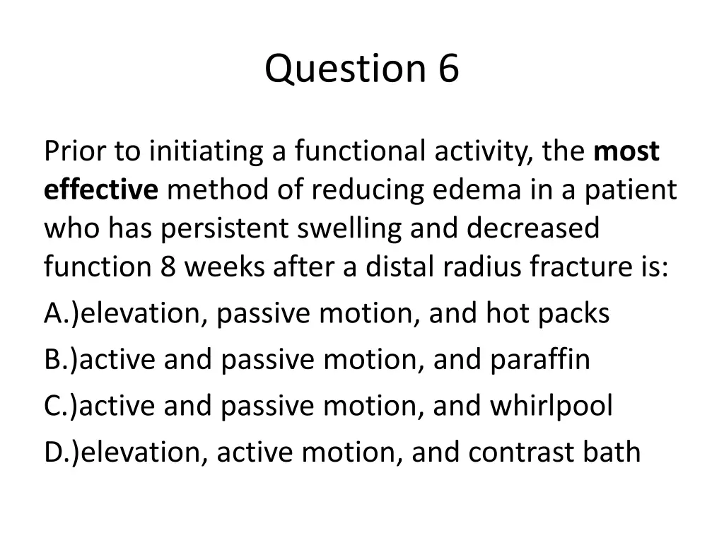 question 6