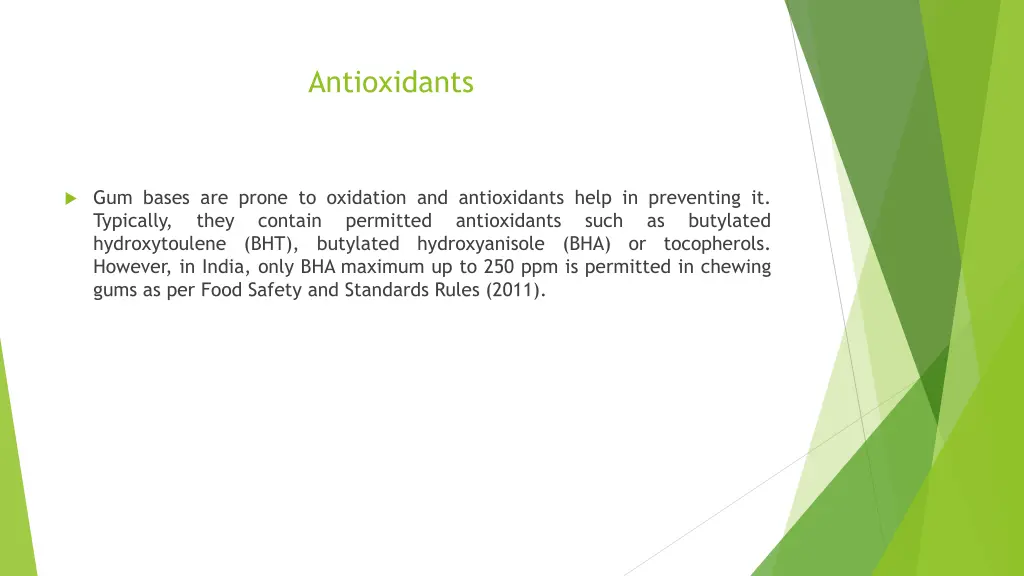 antioxidants