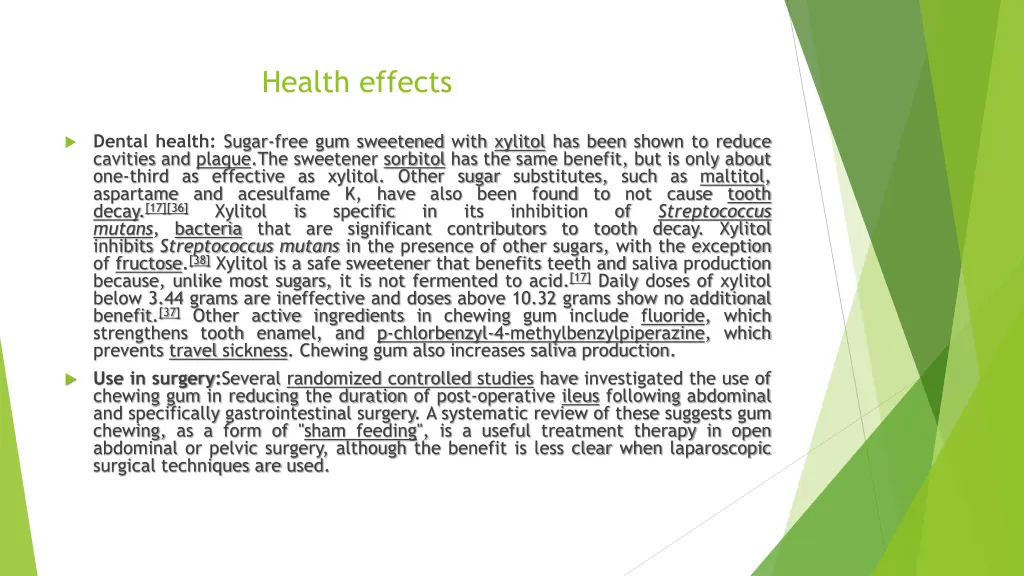 health effects 1