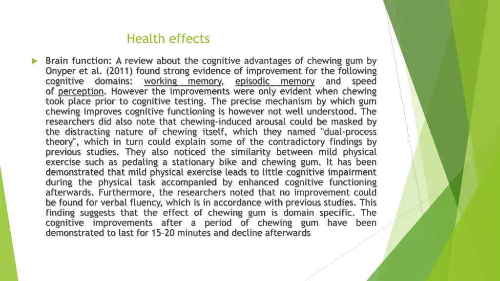 health effects