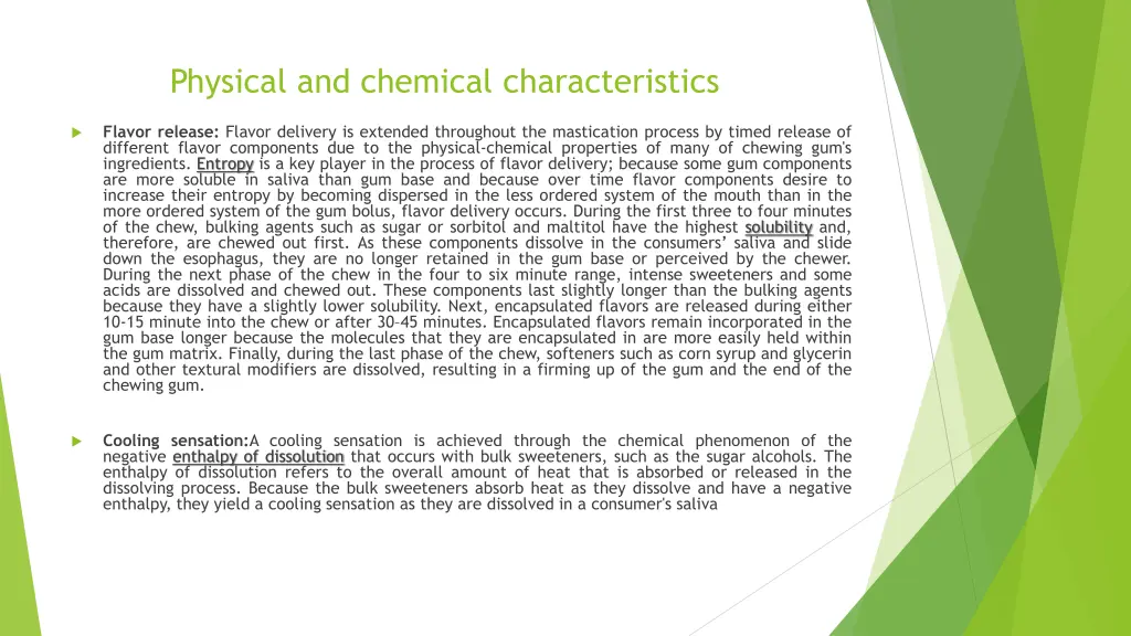 physical and chemical characteristics 2