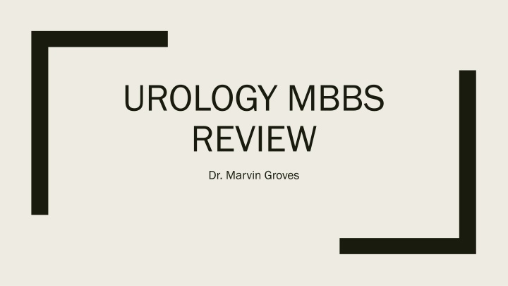 urology mbbs review