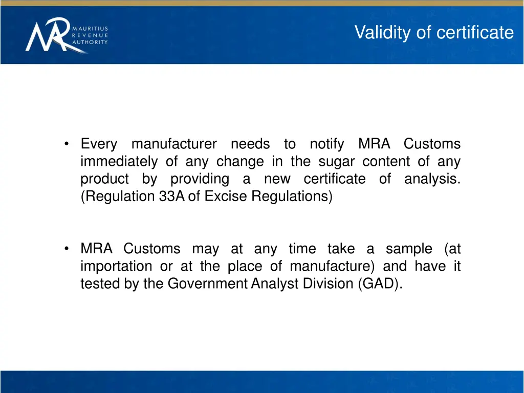 validity of certificate