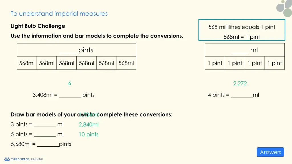 to understand imperial measures 14