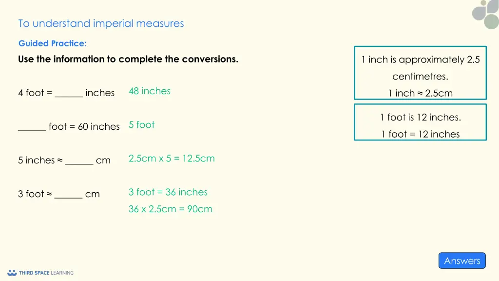 to understand imperial measures 6