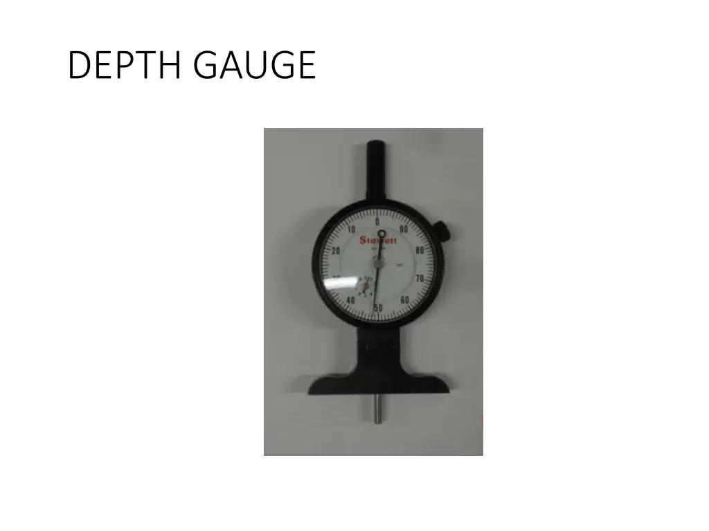 depth gauge