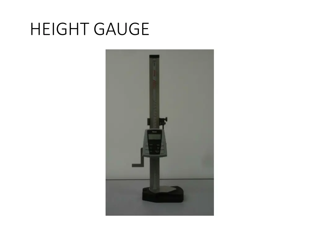 height gauge