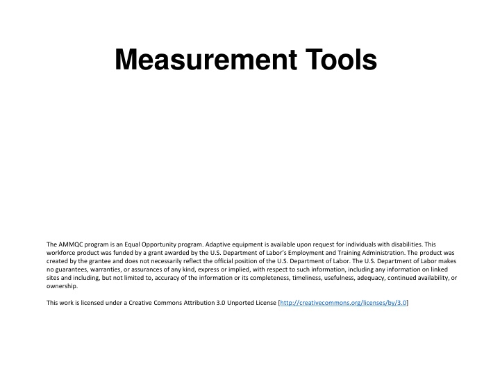 measurement tools