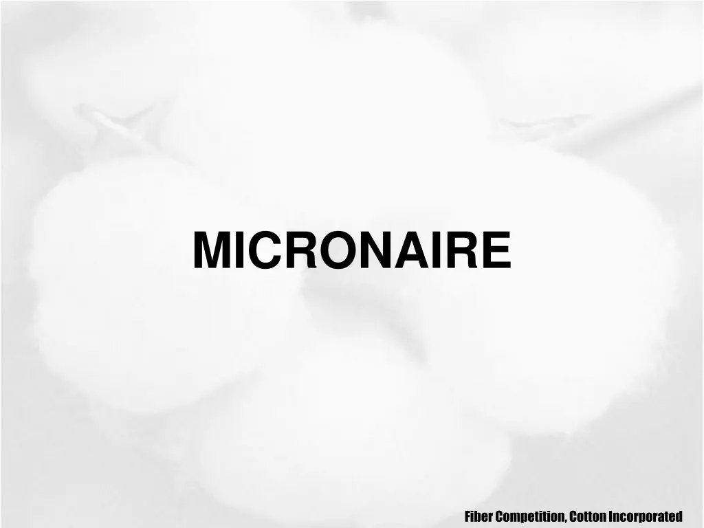 micronaire