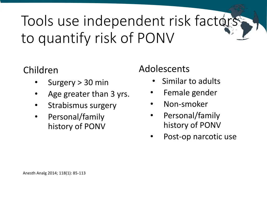 tools use independent risk factors to quantify