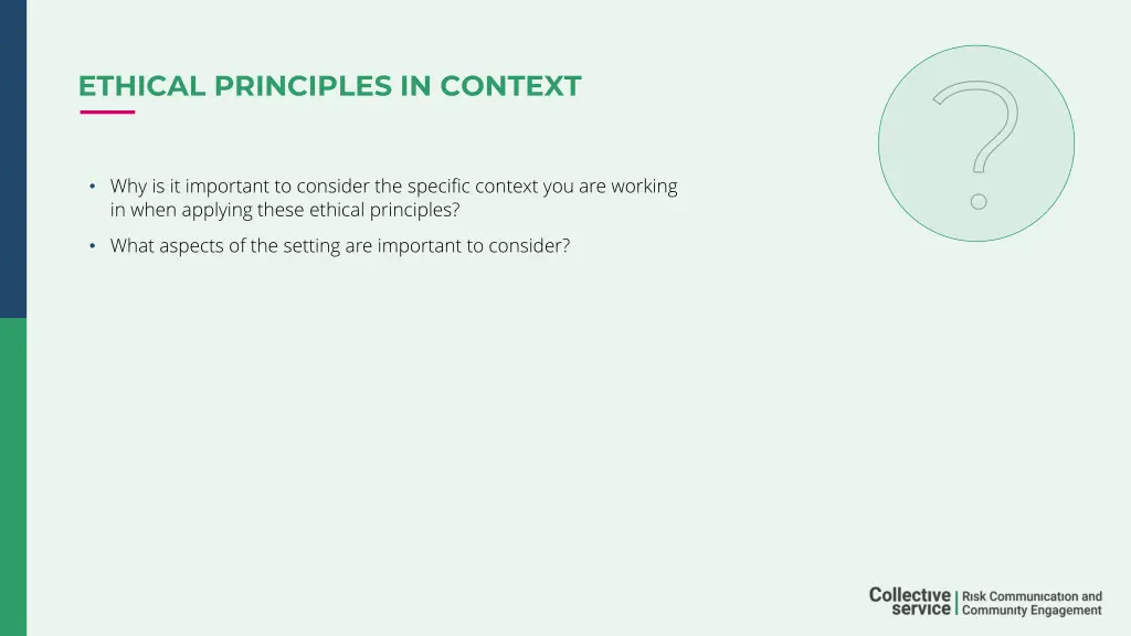 ethical principles in context