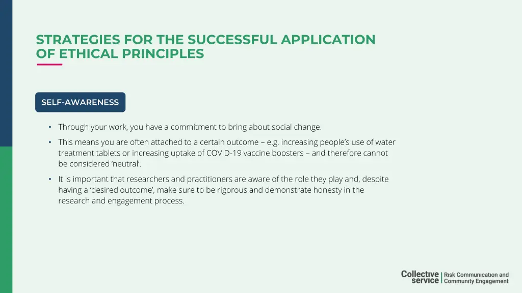 strategies for the successful application 1