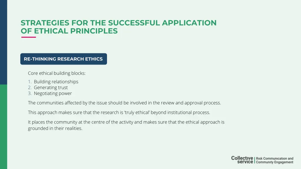 strategies for the successful application