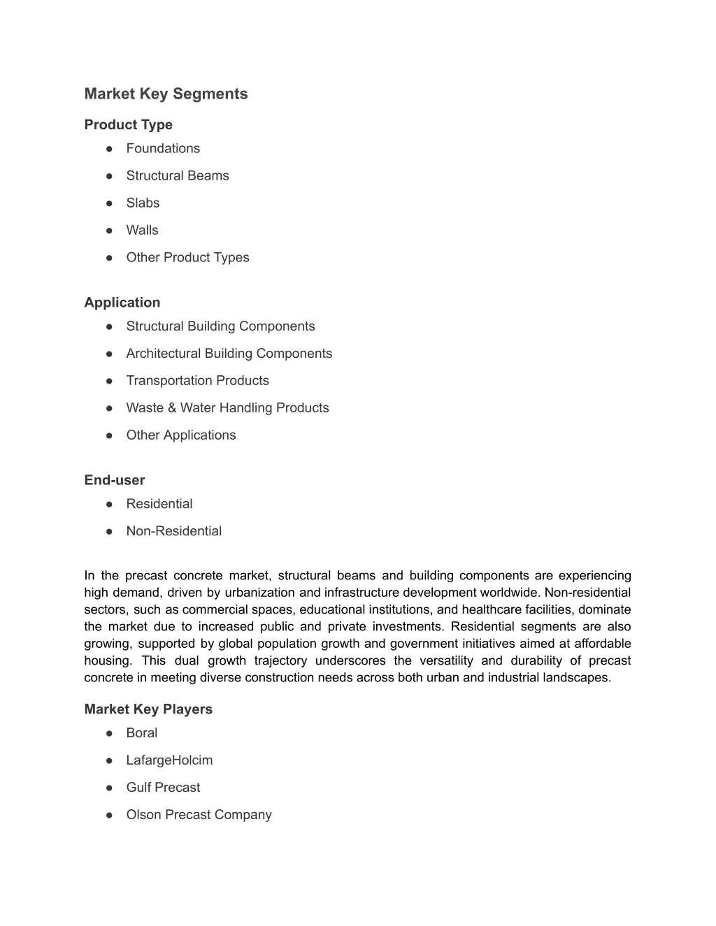 market key segments