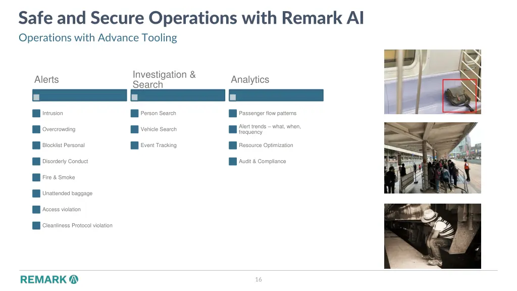 safe and secure operations with remark ai