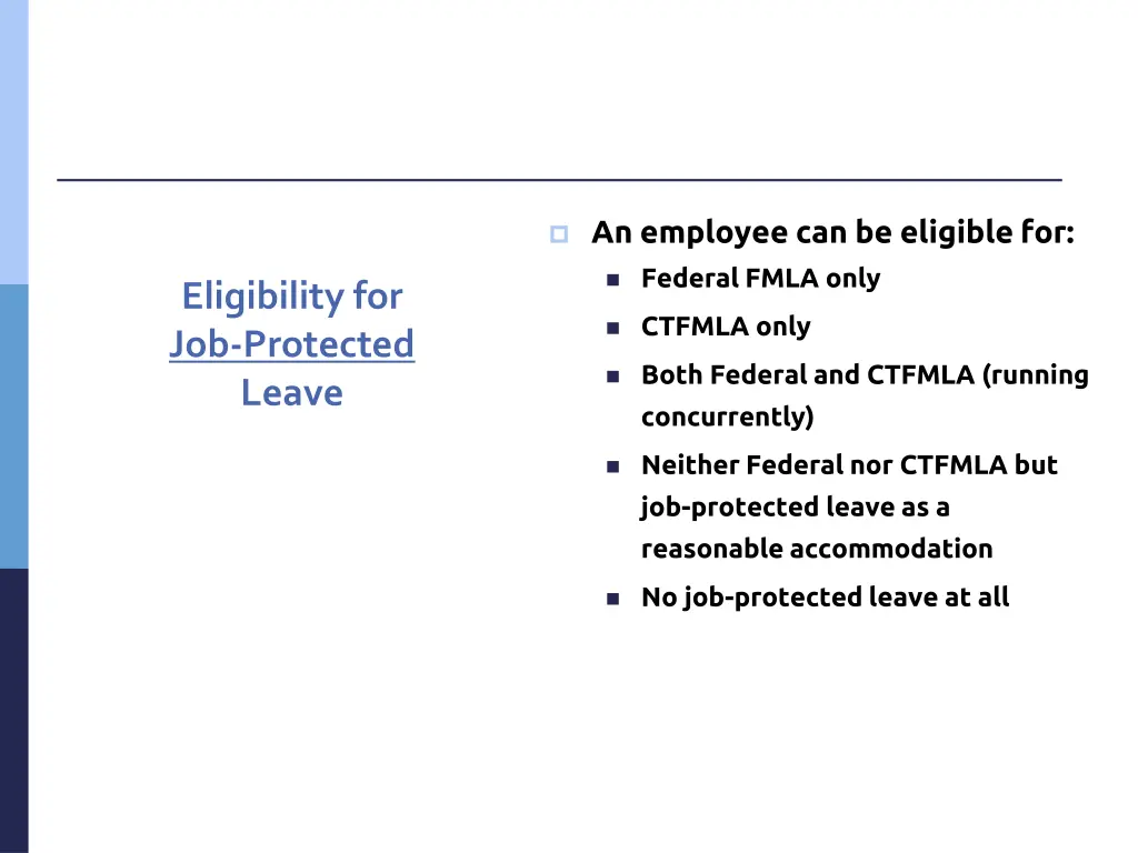 an employee can be eligible for