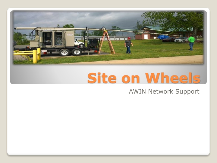 site on wheels awin network support