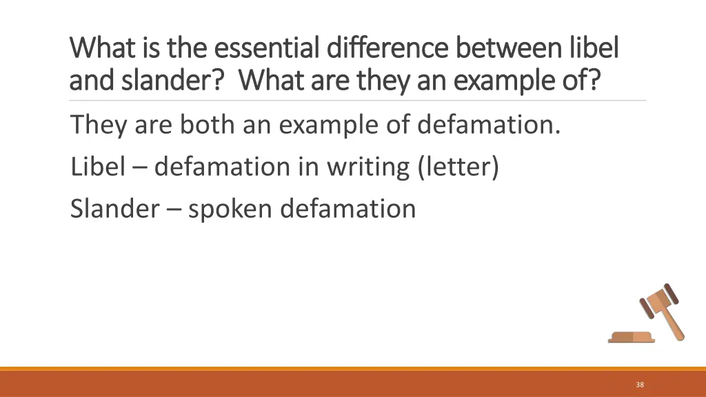 what is the essential difference between libel