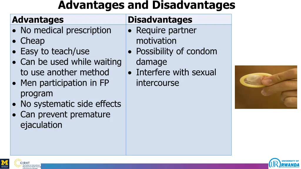 advantages and disadvantages advantages