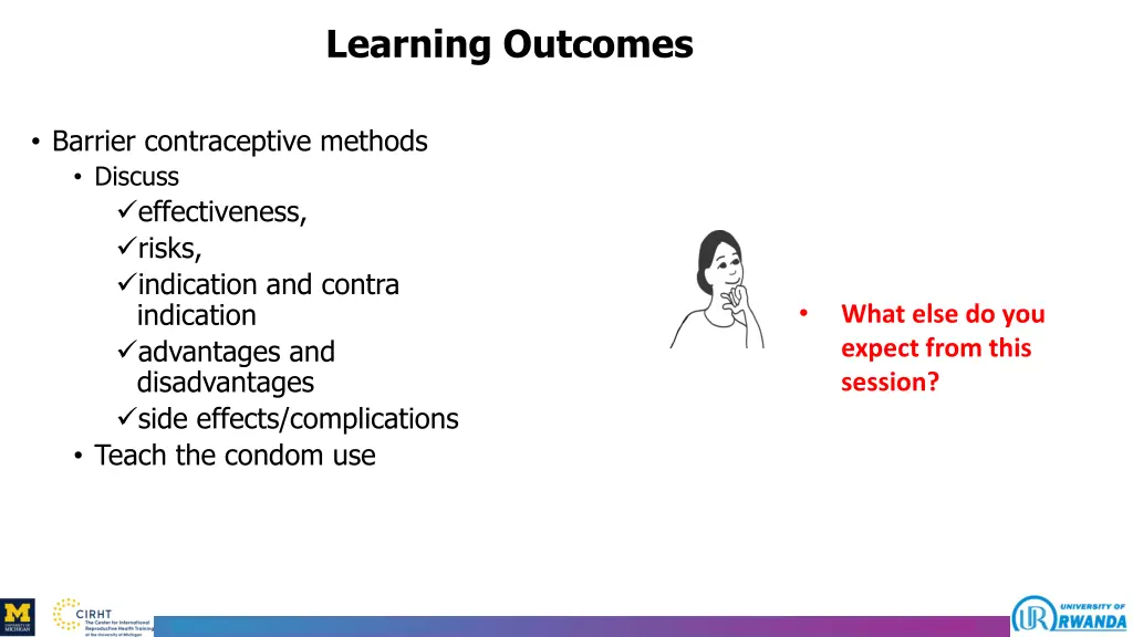 learning outcomes