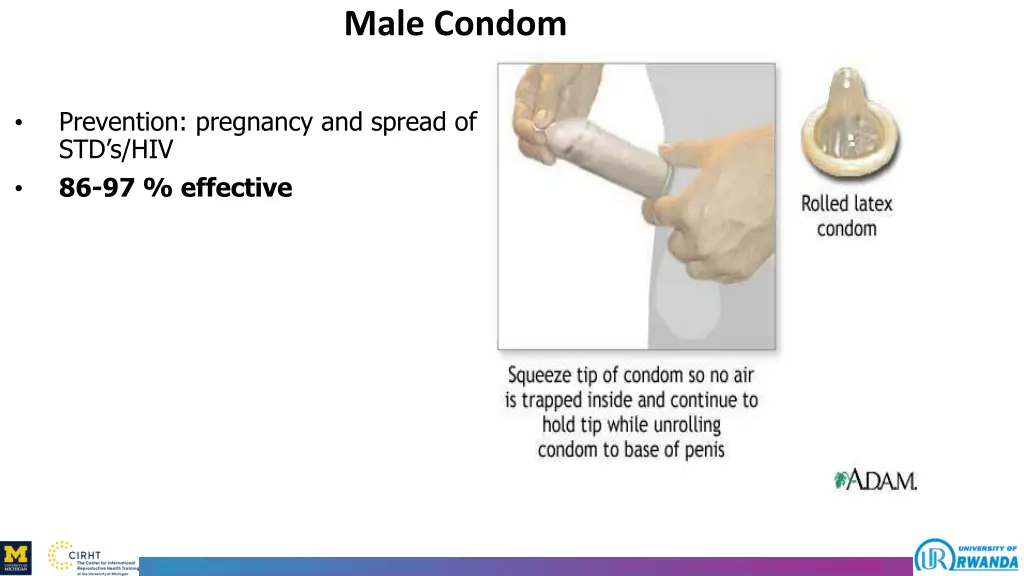 male condom