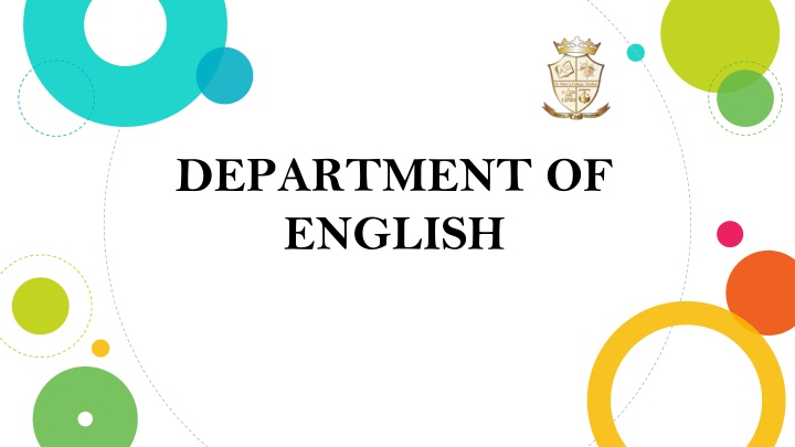 department of english