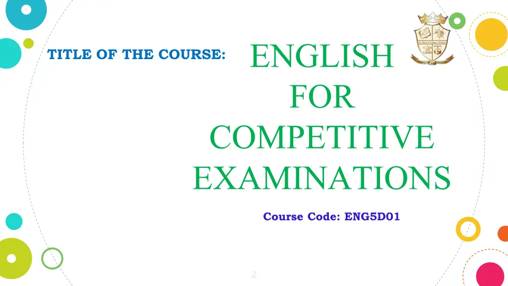 english for competitive examinations