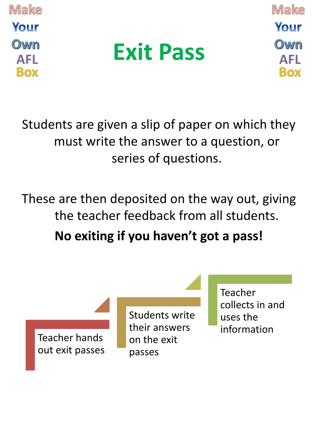 exit pass