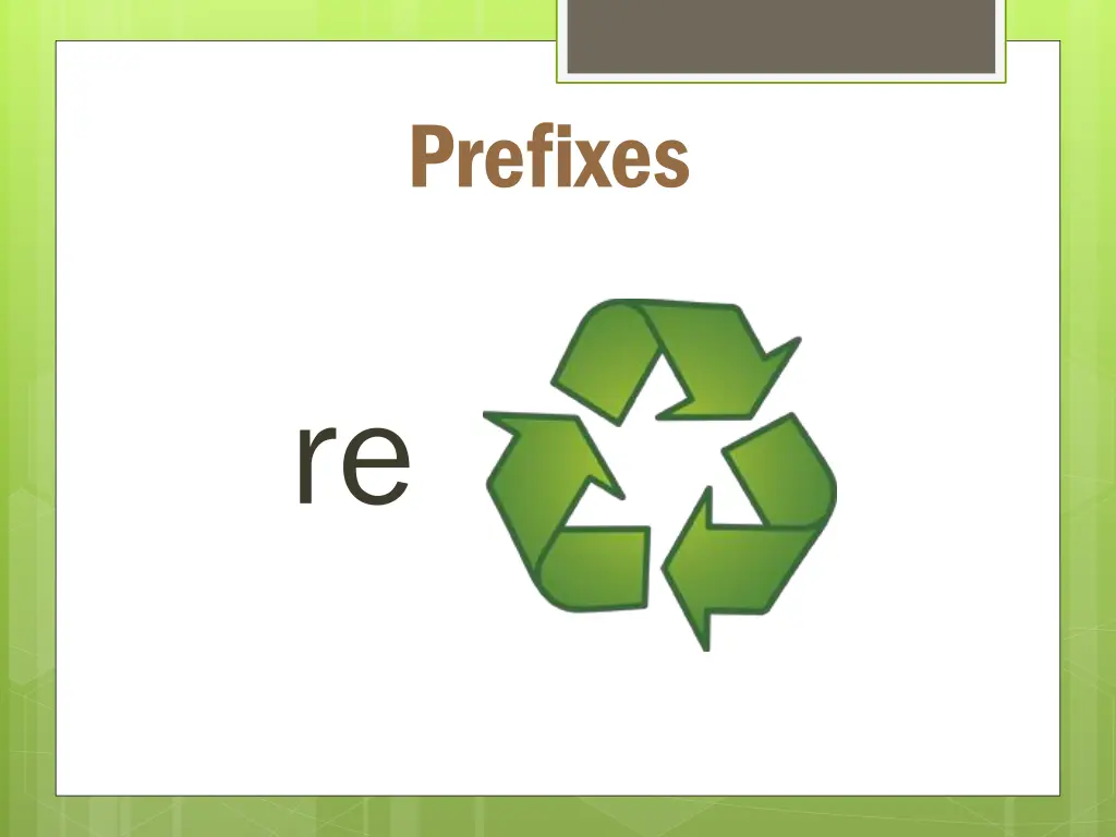 prefixes