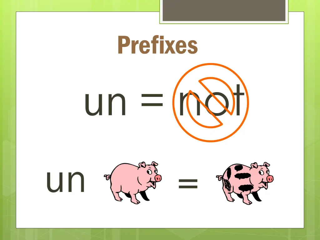 prefixes un