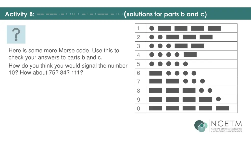 activity b solutions for parts b and c