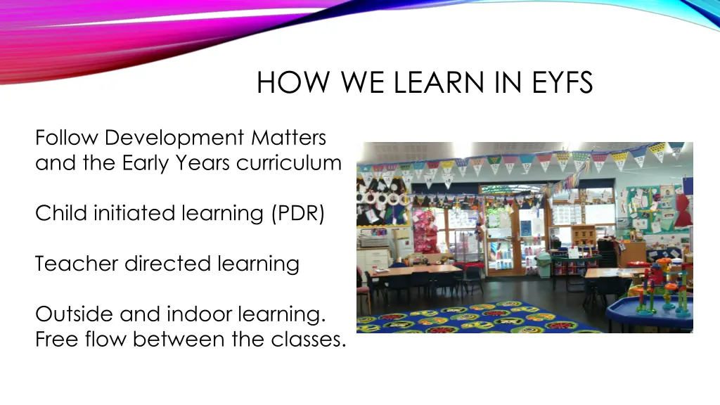 how we learn in eyfs