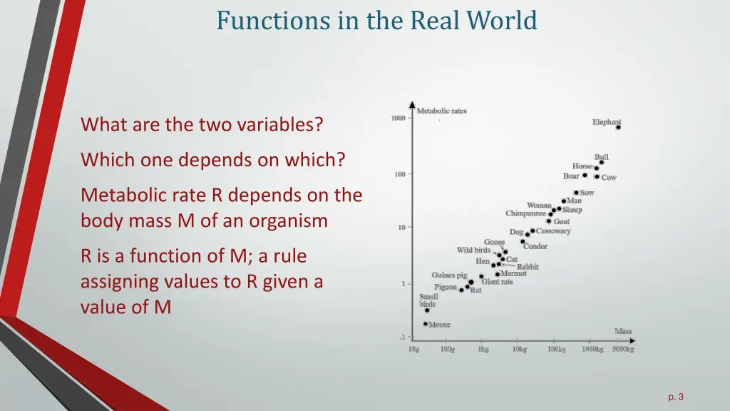 functions in the real world 1