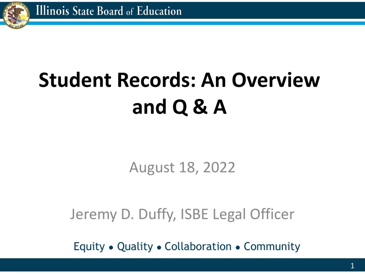 student records an overview and q a