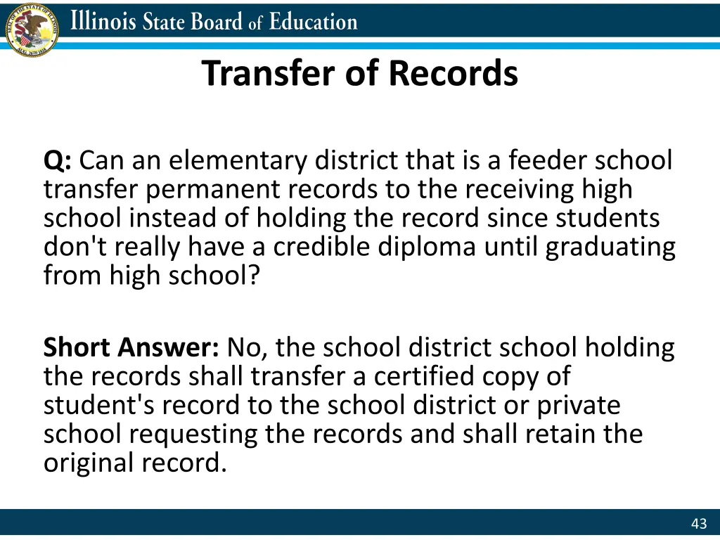 transfer of records 3