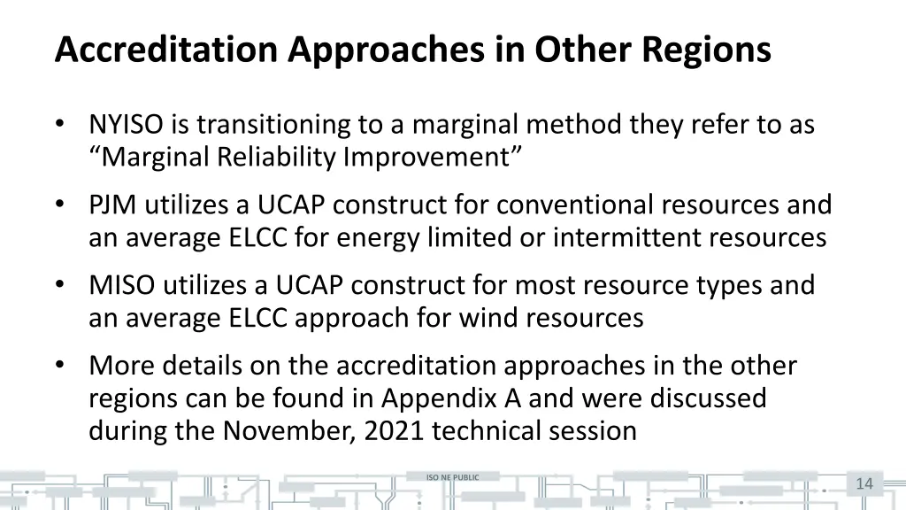 accreditation approaches in other regions