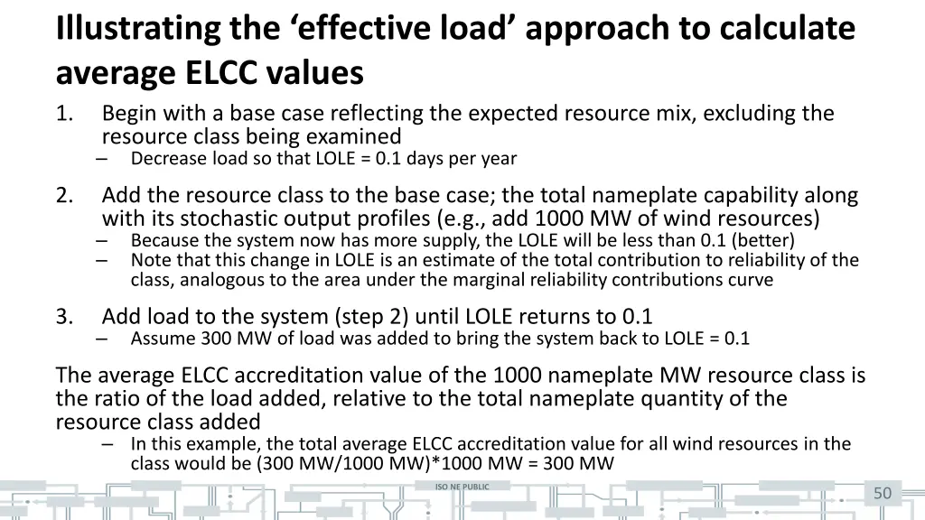 illustrating the effective load approach