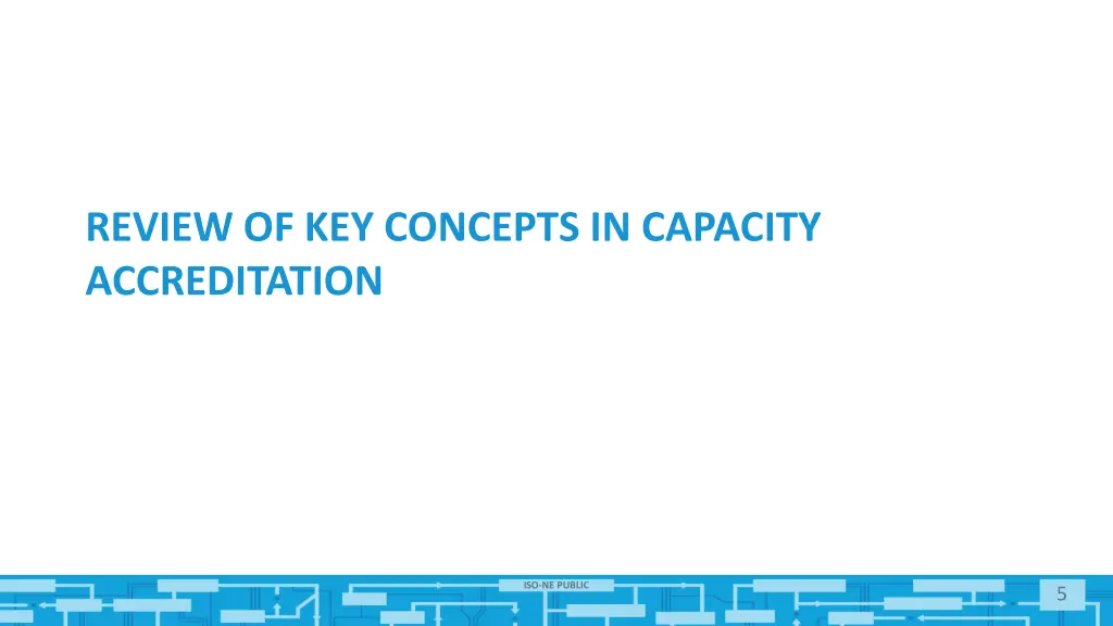 review of key concepts in capacity accreditation