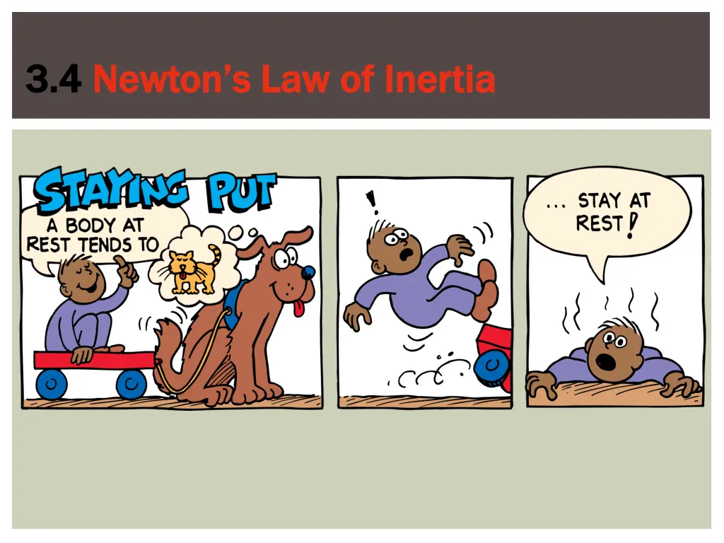 3 4 3 4 newton s law of inertia newton 6