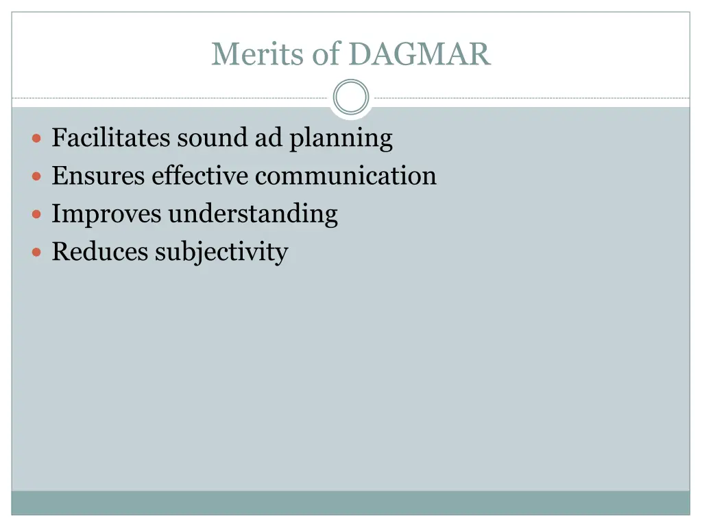 merits of dagmar