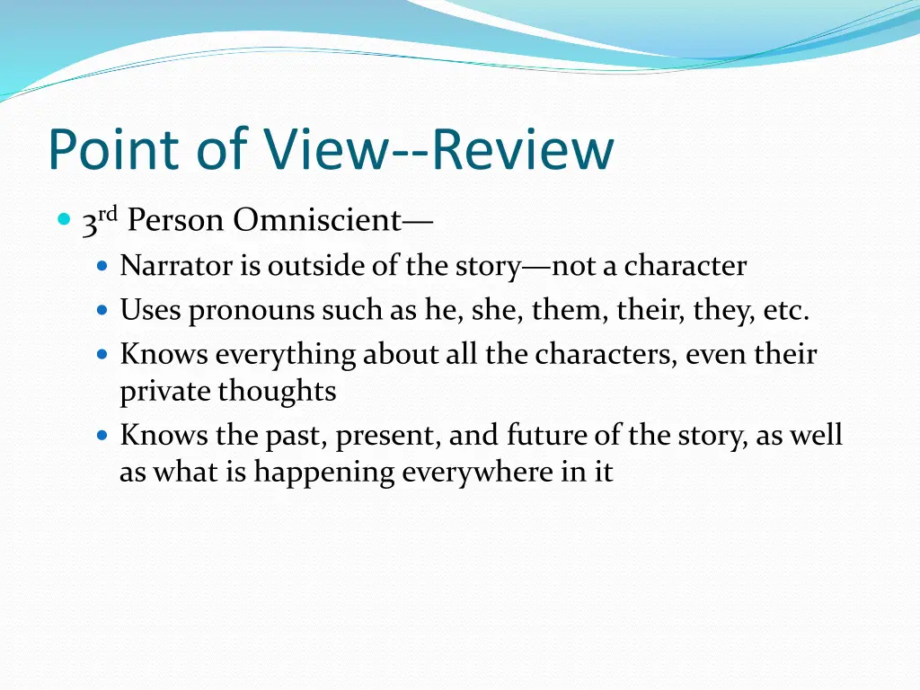 point of view review 1