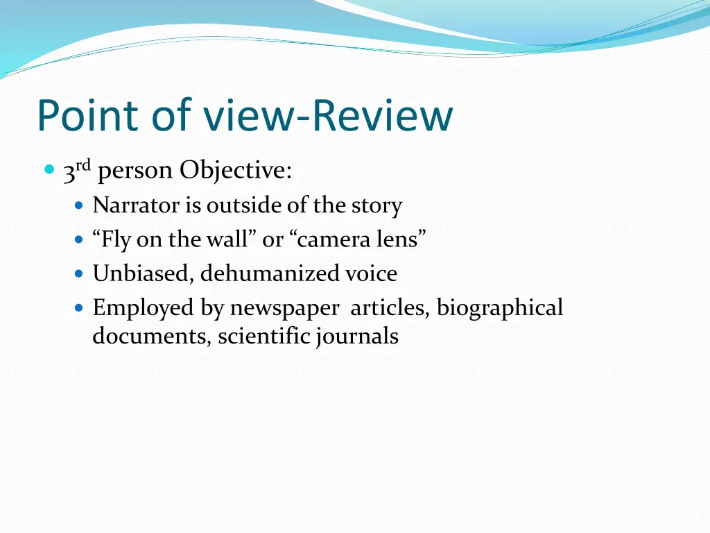 point of view review 3