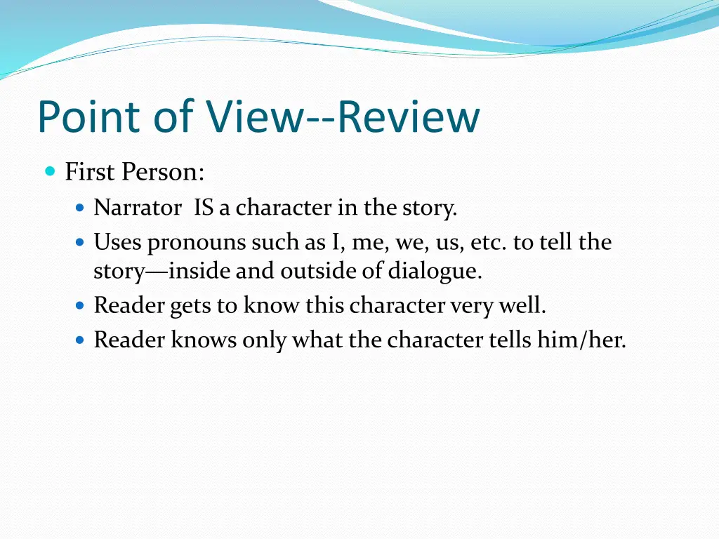 point of view review