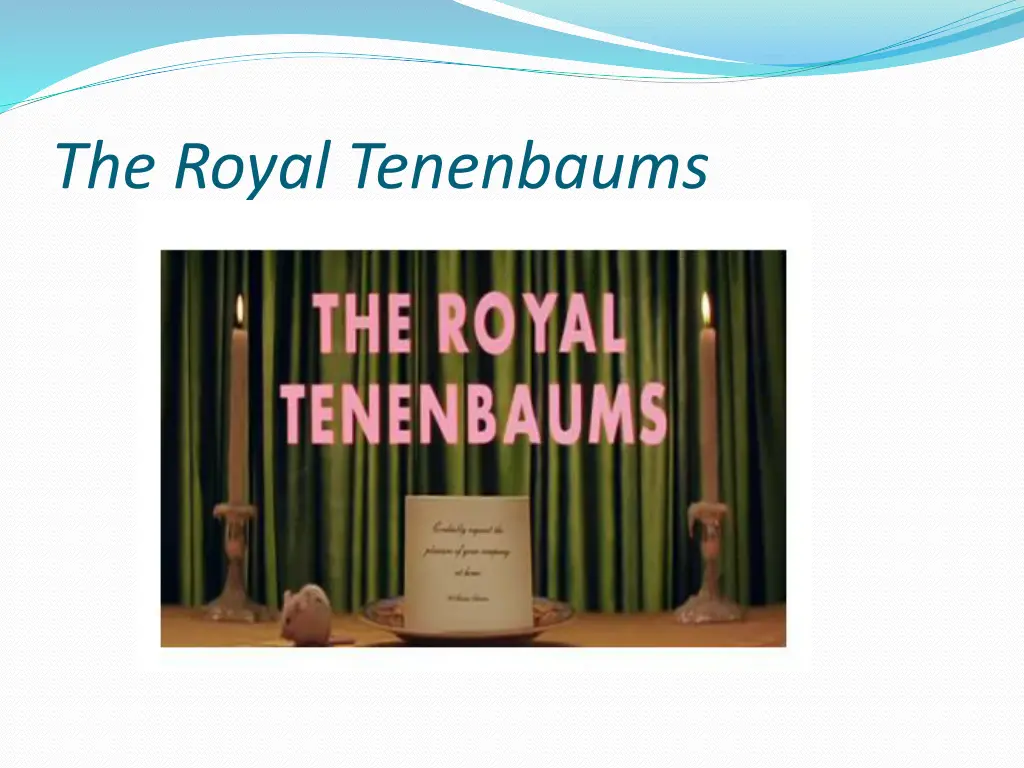 the royal tenenbaums