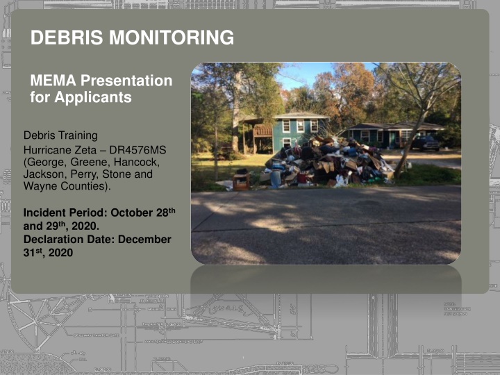 debris monitoring