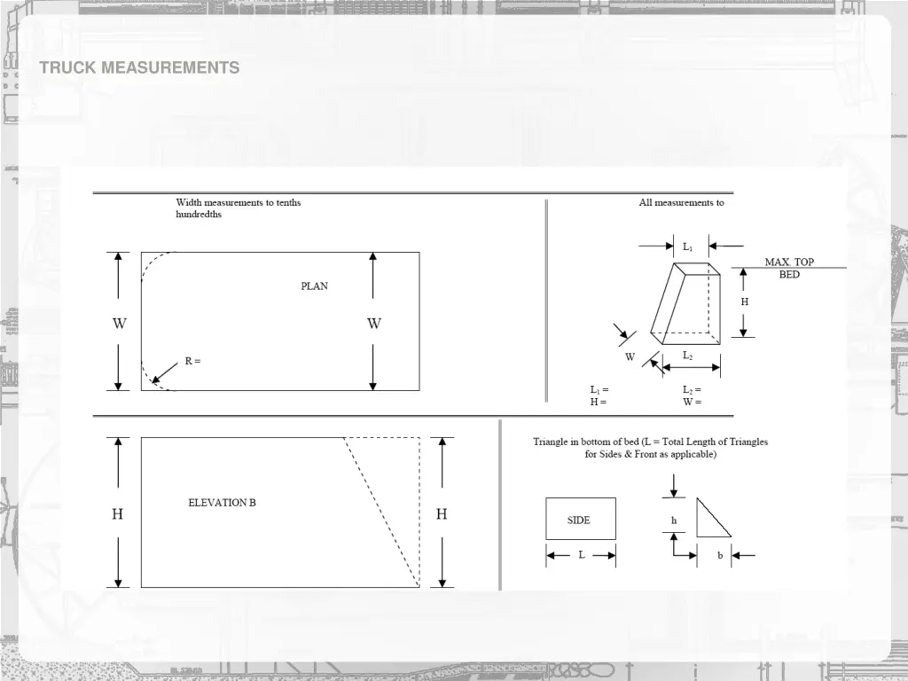 truck measurements