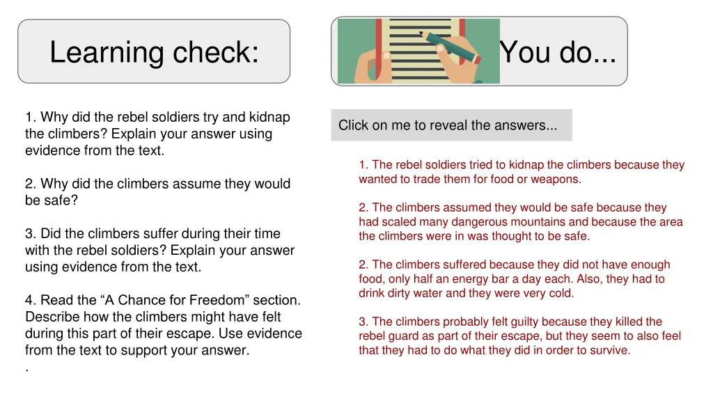 learning check