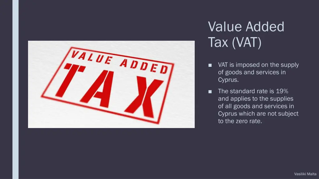 value added tax vat